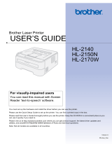 Brother HL-2170W User manual