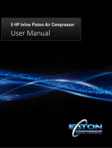 Eaton Compressor 5HP Inline Piston Air Compressor Owner's manual