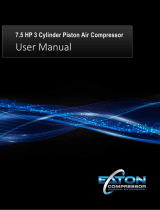 Eaton Compressor7.5HP 3 Cylinder Piston Air Compressor
