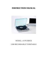Grace Digital AVUSPB01S Vinylwriter User manual