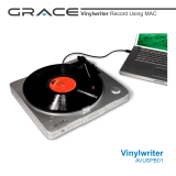 Grace Digital AVUSPB01 Vinylwriter Record Using Mac User manual