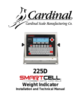 Detecto 225D SmartCell Weight Indicator User manual