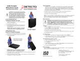 Detecto 6400 Operating instructions