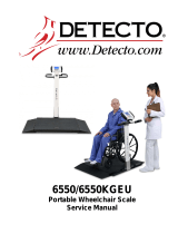 Detecto 6550 Service User manual