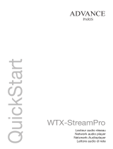 ADVANCE WTX-StreamPro Quick start guide