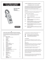 MARTINDALE CM57 AC TRMS Clamp Meter User manual
