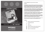 MARTINDALE EPAT1600 Dual Voltage Manual PAT Tester User manual