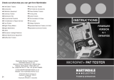 MARTINDALE MicroPAT Plus Dual Voltage Downloading PAT Tester User manual