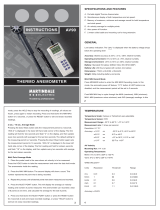 MARTINDALE AV90 Vane Anemometer User manual