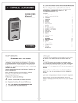MARTINDALE RT80 Optical Tachometer User manual