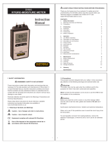 MARTINDALE DH85 Hygro-moisture Meter User manual