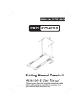 Pro Fitness GF738339-DI Assembly & User Manual