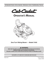 Cub Cadet Time Saver i1042 User manual