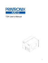 Printronix Auto ID T2N User manual