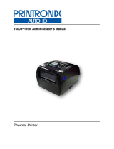 Printronix Auto ID T600 User manual