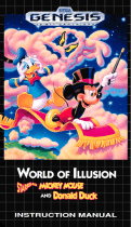 Sega WORLD OF ILLUSION User manual