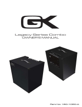 Gallien-Krueger Legacy Series Owner's manual