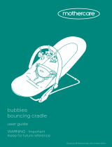 mothercare Bubbies Bouncing Cradle User guide