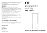 mothercare Pine Single Door Wardrobe User guide