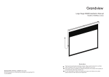 Grandview Large Stage Series Motorized Screen-Model MA User manual