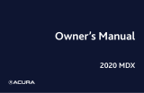Acura 2020 MDX Owner's manual