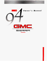 GMC Sierra 1500 1994 Owner's manual