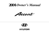 Hyundai Accent 2004 Owner's manual