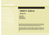 Hyundai SANTA FE 2010 Owner's manual