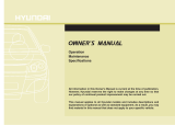 Hyundai Tucson 2012 Owner's manual