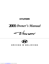 Hyundai 2001 Tiburon Owner's manual