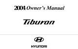 Hyundai Tiburon 2004 Owner's manual