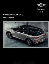 Mini 2018 CLUBMAN Owner's manual