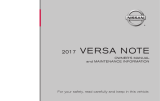 Nissan Versa Note Owner's manual