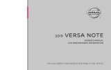 Nissan Versa Note Owner's manual