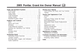 Pontiac Grand Am 2005 Owner's manual