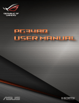 Asus PG348 User manual