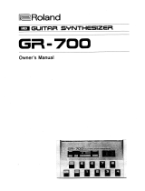 Roland GR-700 User manual