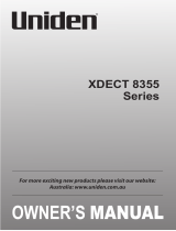 Uniden XDECT 8355 Series Owner's manual