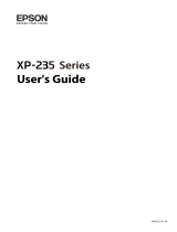 Epson xp-235 SERIES User manual