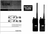 ICOM IC-F3 S F4 S Owner's manual