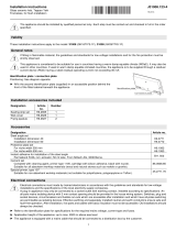 V-ZUG 31008 Installation guide