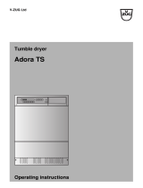 V-ZUG Adora TLK Operating Instructions Manual