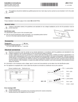 V-ZUG 003 Installation guide