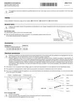 V-ZUG 489 Installation guide