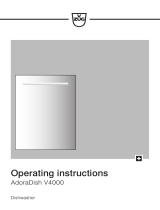 V-ZUG 41114 Operating instructions