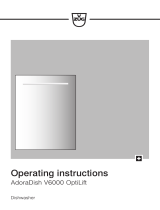 V-ZUG 41125 Operating instructions
