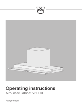 V-ZUG 61058 Operating instructions
