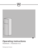 V-ZUG Noblesse eco Operating Instructions Manual