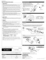 Shimano WH-M985 Service Instructions