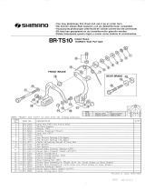 Shimano BR-TS10 Exploded View
